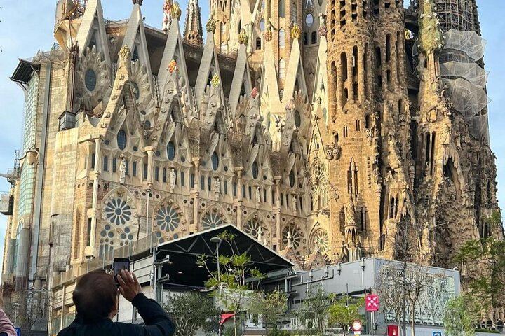 Maravillas de Gaudí: Tour Privado por el Parque Güell y la Sagrada Familia
