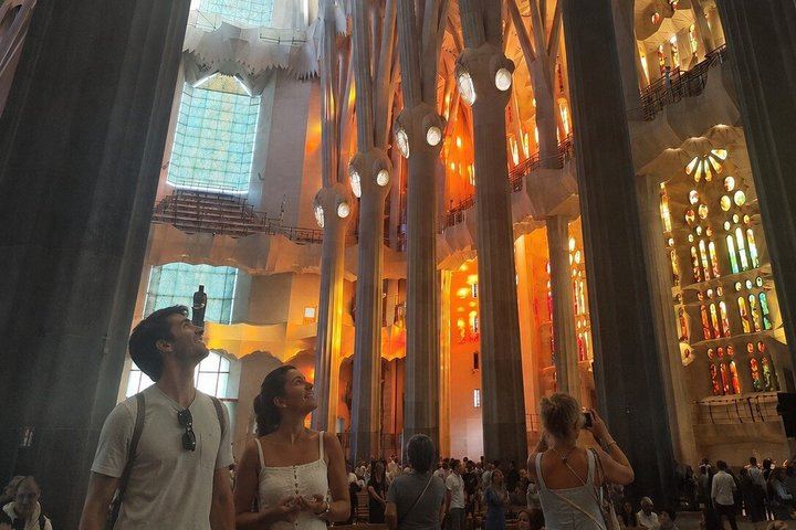 Premium package: Private Gaudí tour, rooftop experience at sunset, and game tickets in a VIP area (12/12)