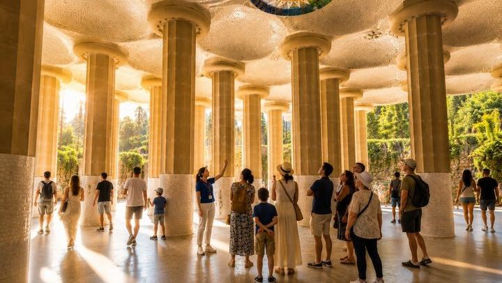 Visita guiada sin colas al Parque Güell en Barcelona
